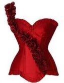 CORSET VERMELHO OVERBUST