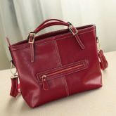 BOLSA COURO VINTAGE GENUINE