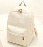 MOCHILA LACE STUENT BRANCA